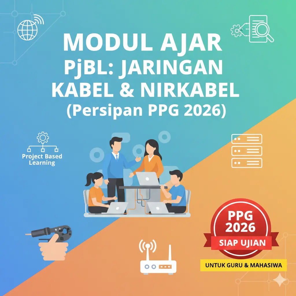 Modul Ajar PPG TKJ : Jaringan Kabel dan Nirkabel